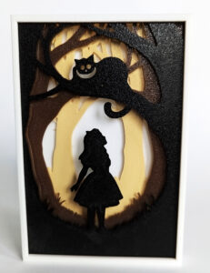 Alice Shadowbox photographed from the front