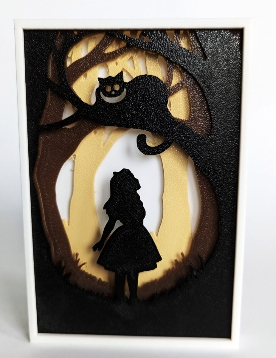 Alice Shadowbox photographed from the front