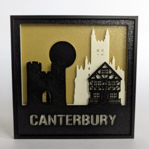 Canterbury Shadowbox photographed from the front