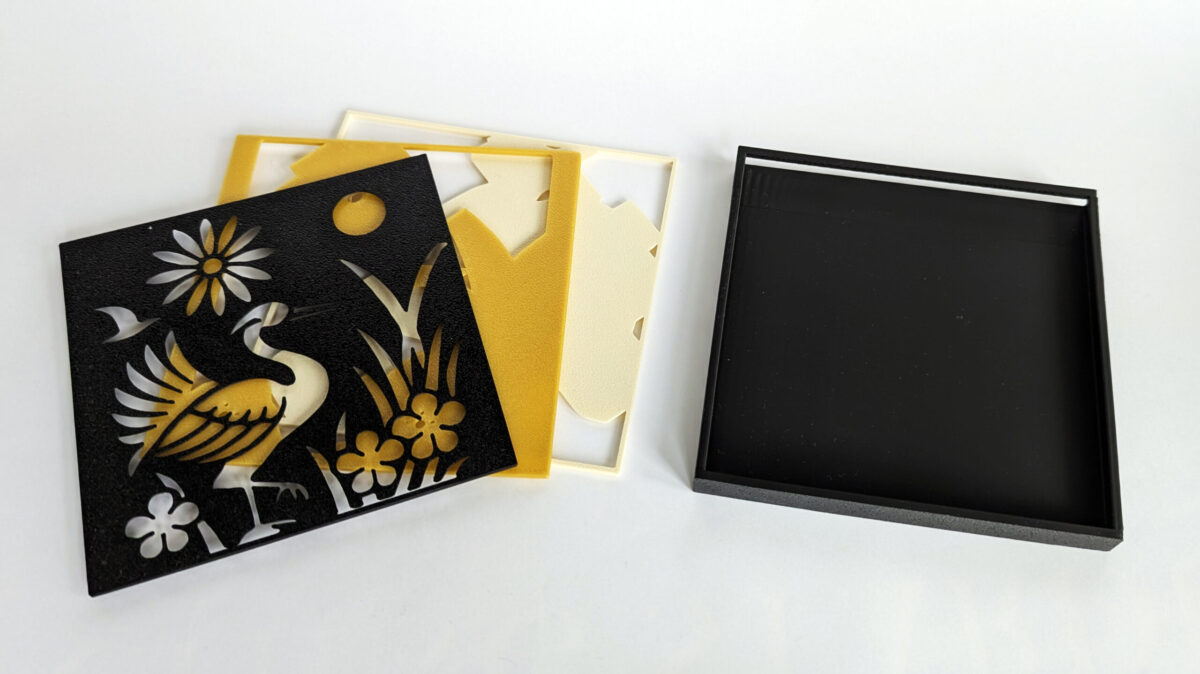 Japanese Shadowbox Black module units