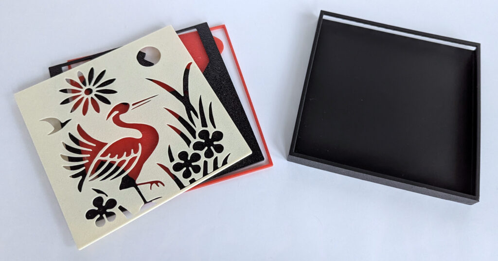 Japanese Shadowbox Black module units