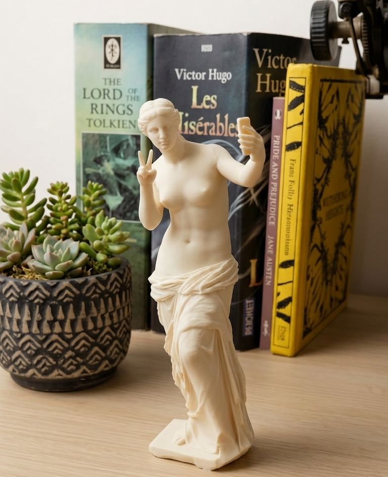 Venus Rebooted displayed in a home